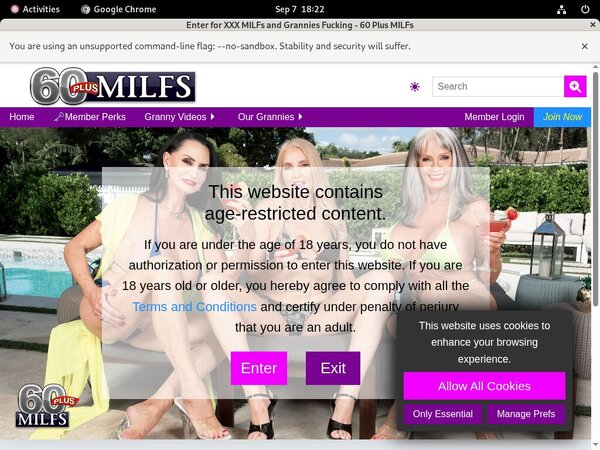 Accounts Of 60 Plus MILFs