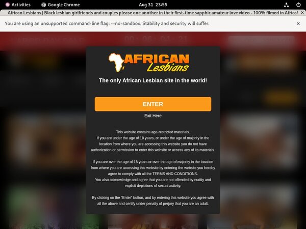 Africanlesbians.com Paypal Offer