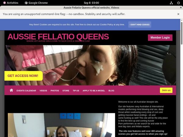 Aussiefellatioqueens.com Trial Member