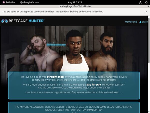 Beefcakehunter Account Password