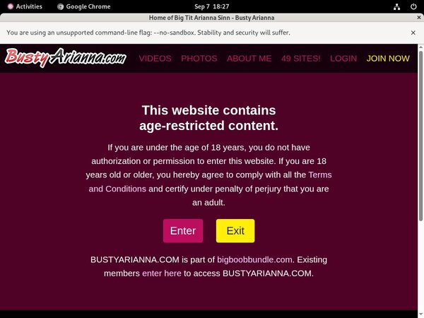 Busty Arianna Renew Membership