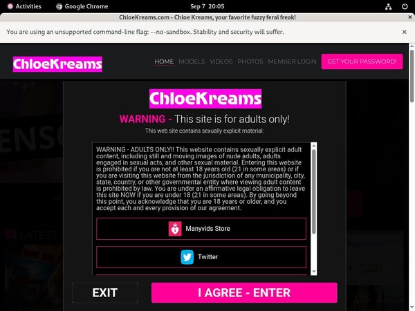 Chloekreams Member Discount