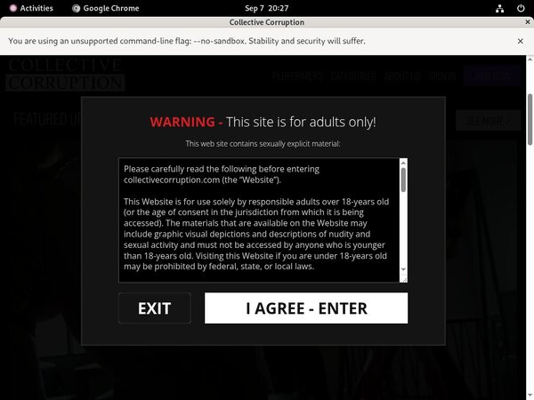 Collective Corruption Account Password