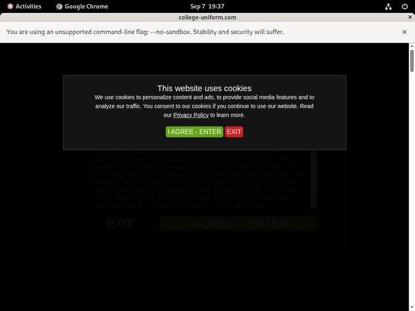 College Uniform Checkout