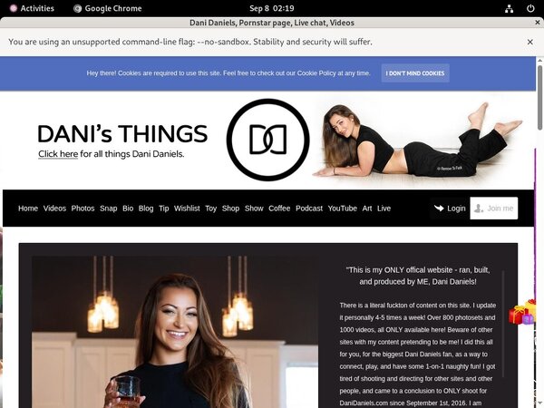 Dani Daniels Get Trial Membership