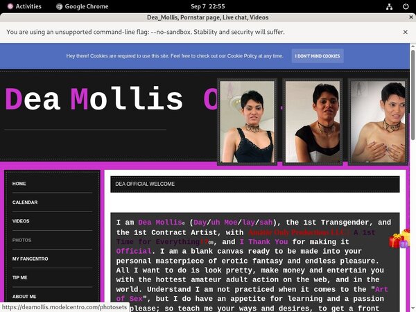 Deamollis.modelcentro.com Filme
