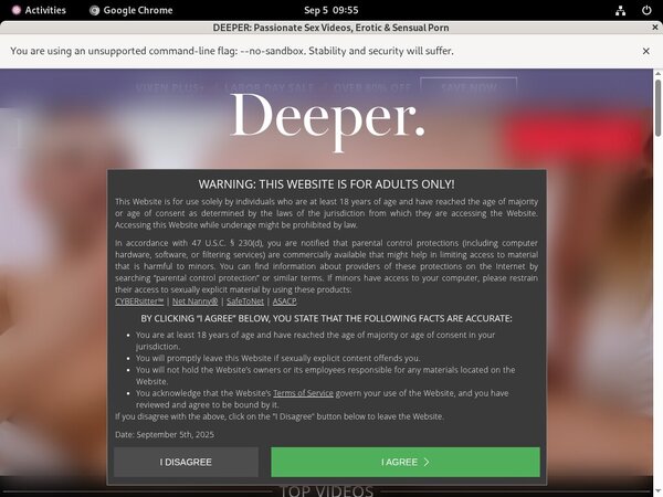 Deeper.com User Pass