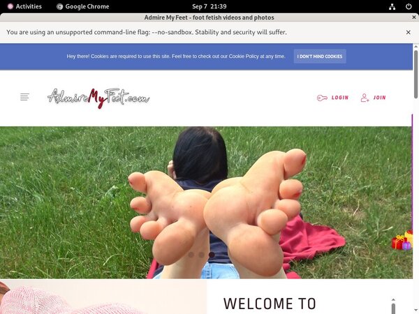 Feet My Admire Membership Trial