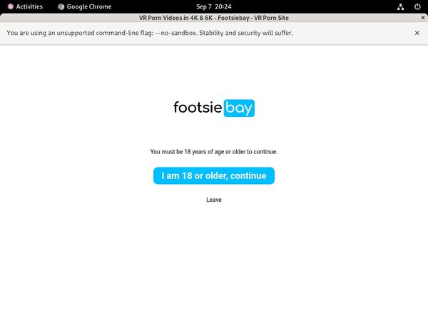 Footsie Bay Site Rip Link