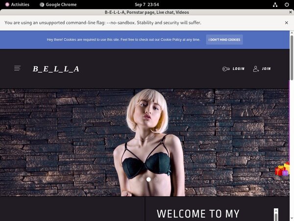 Free Accounts On B-E-L-L-A