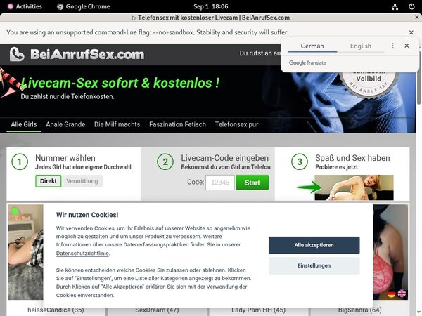 Free Beianrufsex.com Discount Membership