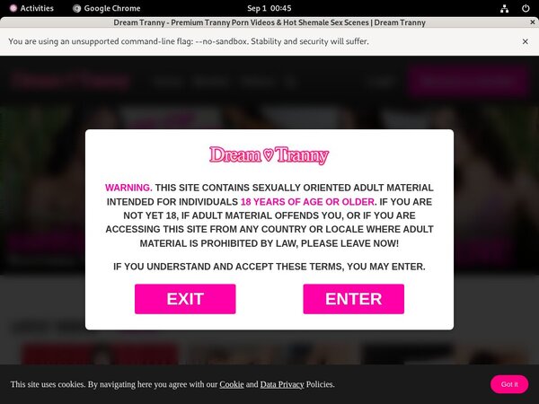 Free Dream Tranny Trials