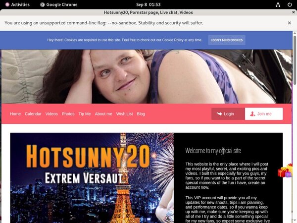 Free Hotsunny20 Accounts