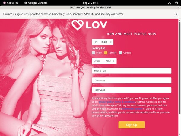 Free Lov.net Account