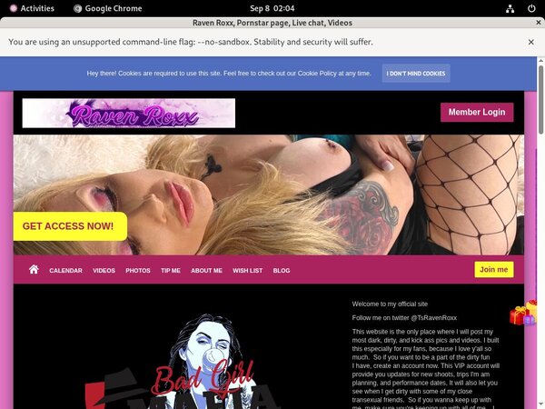 Free Raven Roxx Account Password