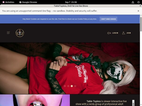 Free Trial On TableTopless