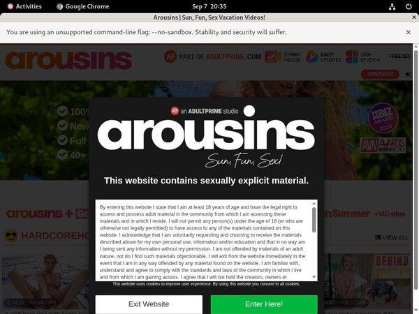Get Arousins Account