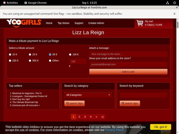 Gratis Lizz La Reign Konto