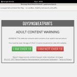 Guysinsweatpants X Guysinsweatpants X