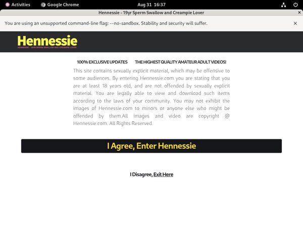 Hennessie.com 2021
