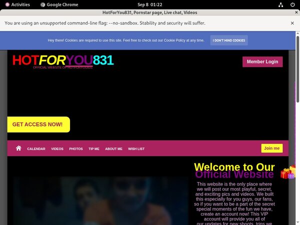 HotForYou831 Account