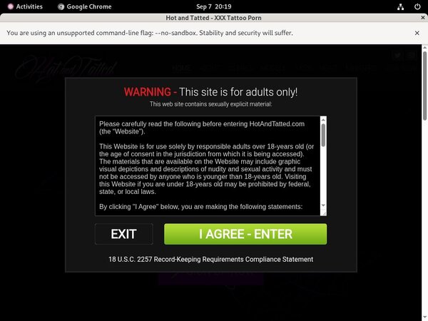 Hotandtatted.com With Pay Safe Card