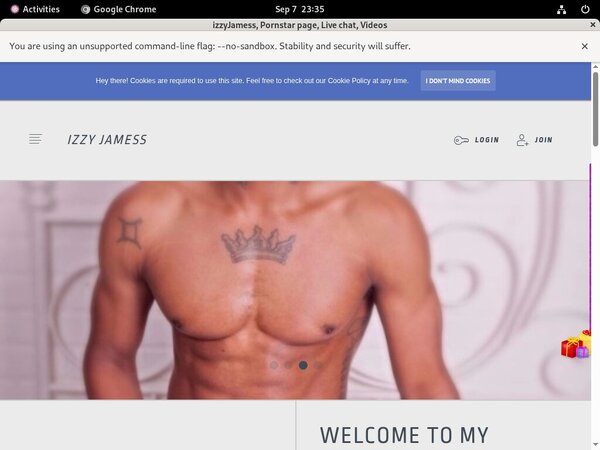 Izzyjamess.modelcentro.com Free Login Account