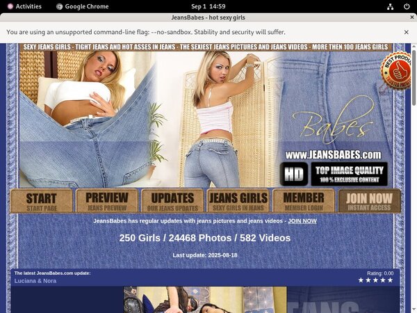 Jeans Babes Discount Pass