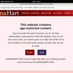 Karinahart.com Join Anonymously
