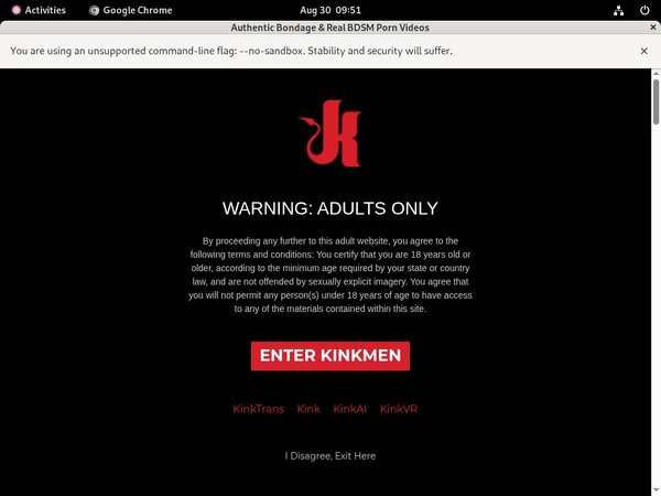 Kink Men Sign Up Again