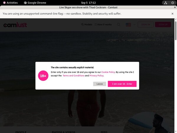 Login To Camlust.com Free