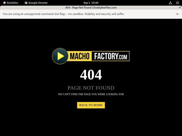 Machofactory.com With Visa