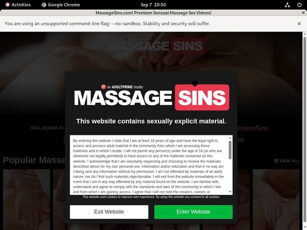 Massage Sins Passwords 2018