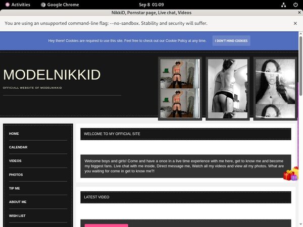 Modelnikki.modelcentro.com Accounts