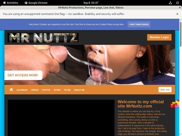 Mrnuttzproductions.modelcentro.com Account Information