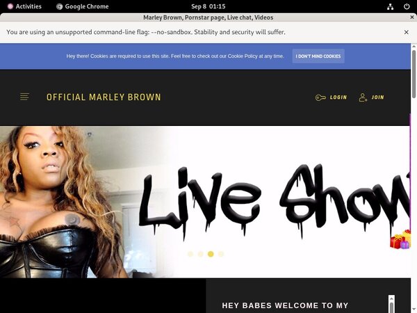 Officialmarleybrown Login Password