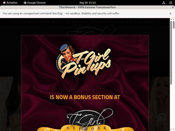 Pinups TGirl Passwords