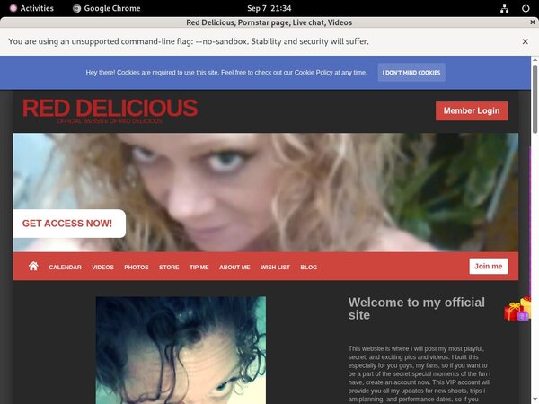 Red Delicious Instant Access