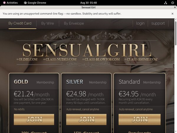 Sensualgirl Updated Passwords
