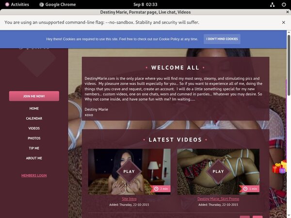 Sexxidestiny.modelcentro.com Ebony