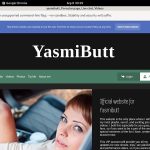 Yasmibutt.modelcentro.com Sing Up