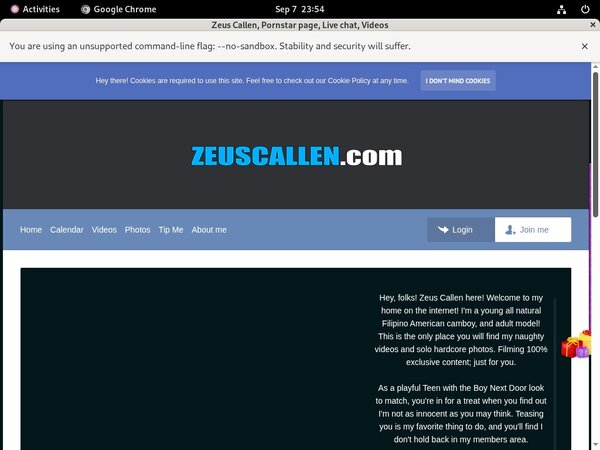 Zeus Callen Working Accounts