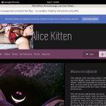 Alice Kitten Porn Free