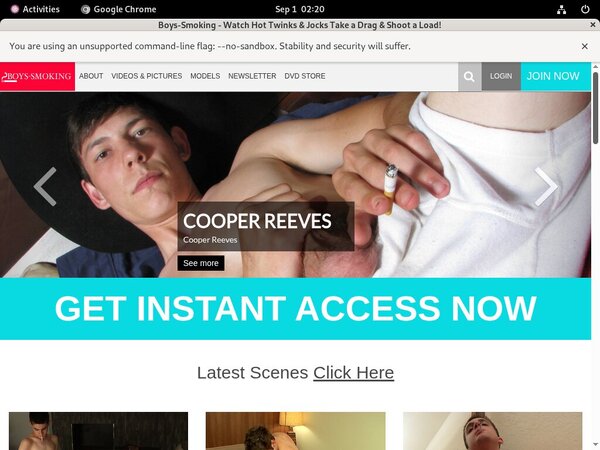 Boys-smoking.com Register Form