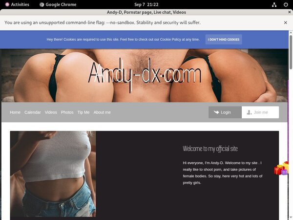 Andy-D Website Accounts