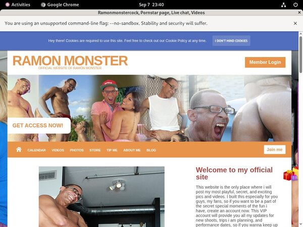 Free Ramonmonstercock User