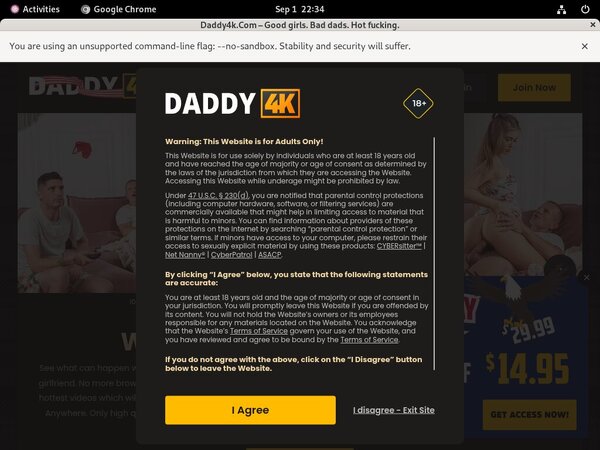 Daddy4k Mobile Account