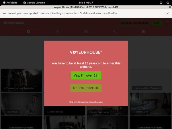 House Voyeur Trial Membership